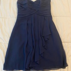 Navy Blue David’s Bridal Dress